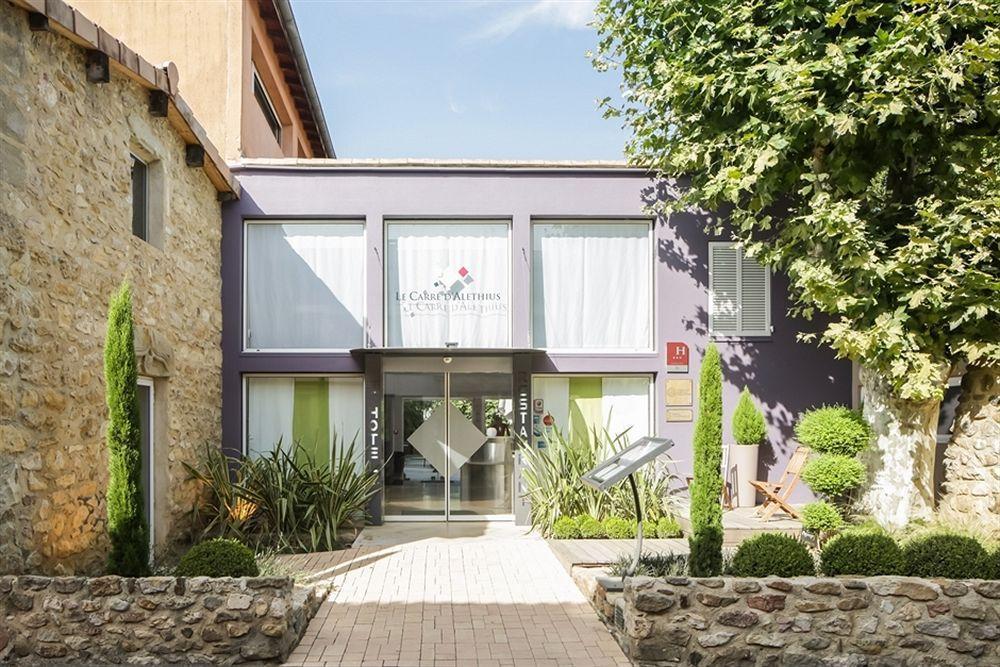 Le Carre D'Alethius Logis Hotel Restaurant Charmes-sur-Rhone Exterior foto